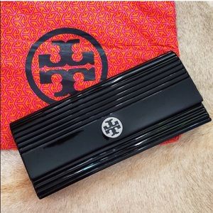 Tory Burch Hard Ribbed Clutch